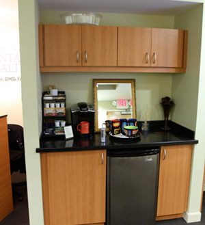 If you're in need of a snack or a tasty beverage, please feel free to utilize our patient beverage center